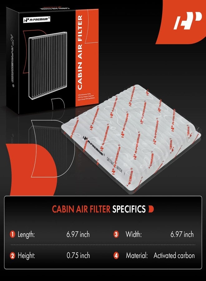 أ-بريميوم فلتر هواء المقصورة A-Premium متوافق مع سيارات دودج أتيتيود 2015-2018 وميتسوبيشي ميراج 2014-2022، وميراج G4 2017-2022، محرك L3 سعة 1.2 لتر، بديل لرقم 7850A002 - Image 2